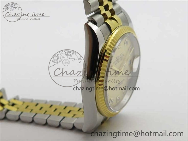 Datejust 36mm 116234 904L SS YG DJF 1:1 Best Edition Yellow Dial Diam Markers On SS YG Jubilee Bracelet A Packable 2927