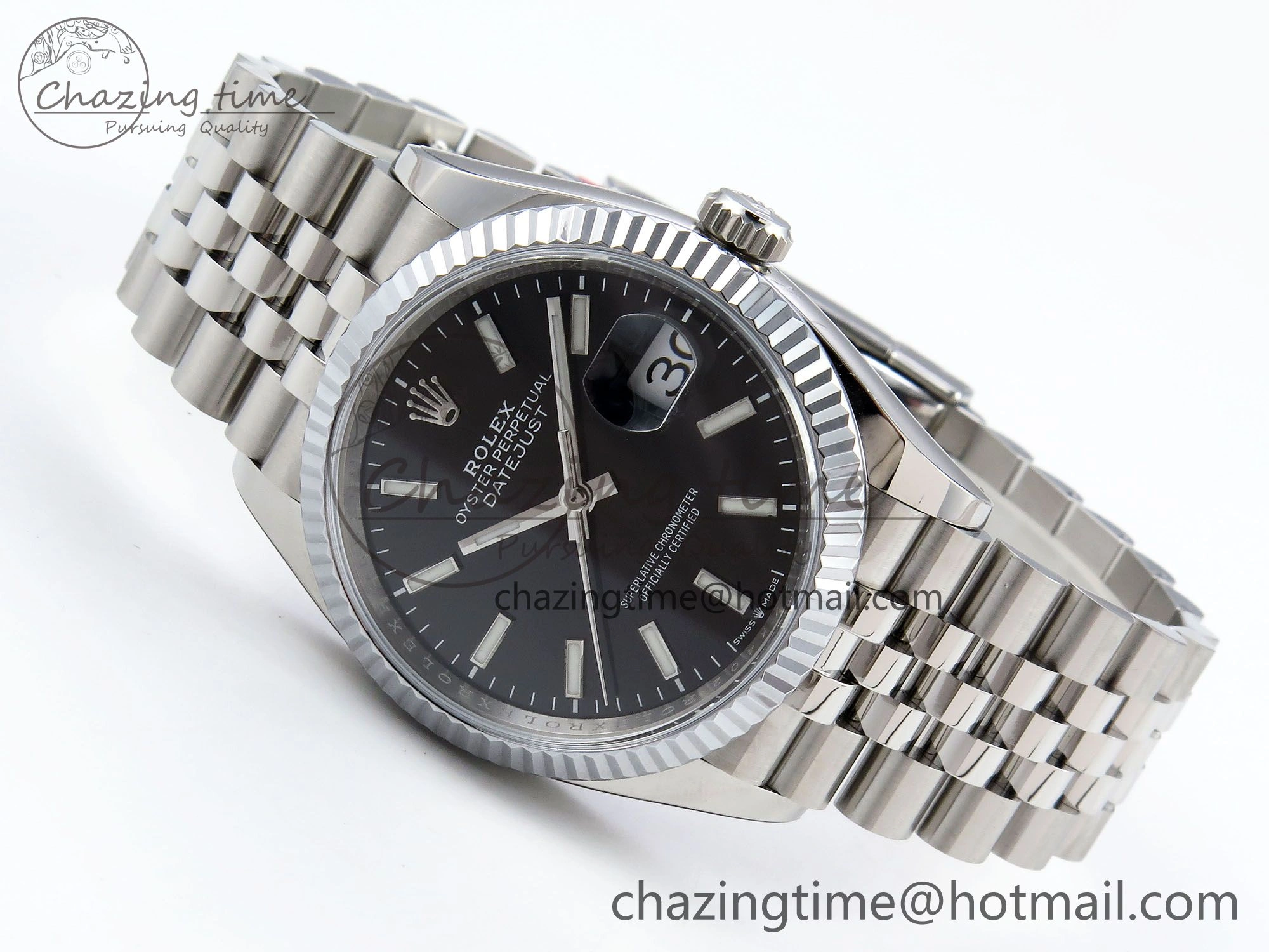 Datejust 36mm 126234 904L Steel HGF 1:1 Best Edition Black Dial on SS Bracelet VR SoftTouch 1483