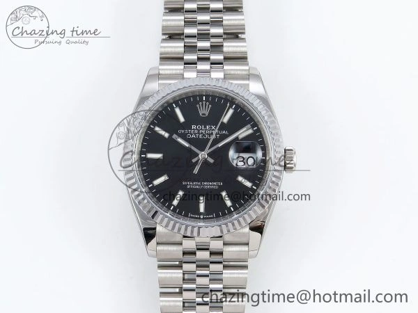 Datejust 36mm 126234 904L Steel HGF 1:1 Best Edition Black Dial on SS Bracelet VR SoftTouch 1483