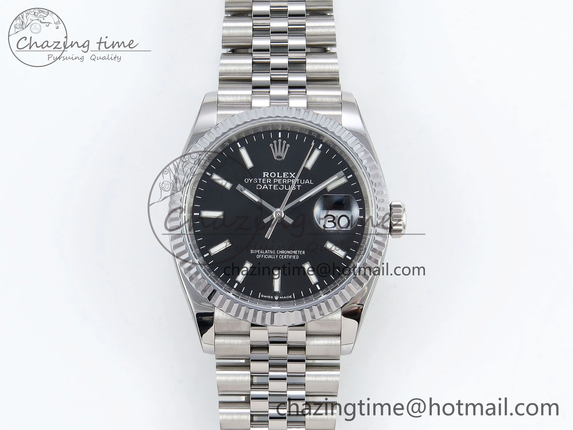Datejust 36mm 126234 904L Steel HGF 1:1 Best Edition Black Dial on SS Bracelet VR SoftTouch 1483