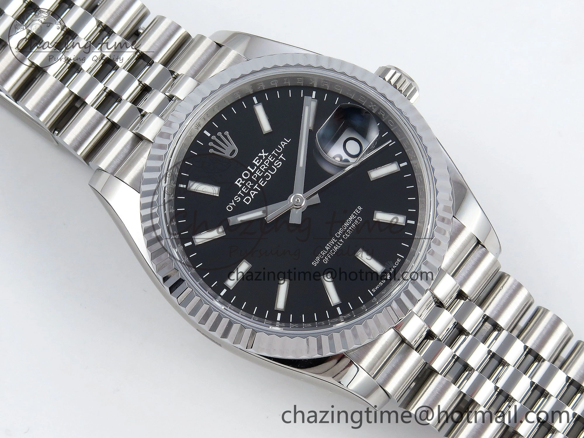Datejust 36mm 126234 904L Steel HGF 1:1 Best Edition Black Dial on SS Bracelet VR SoftTouch 1483