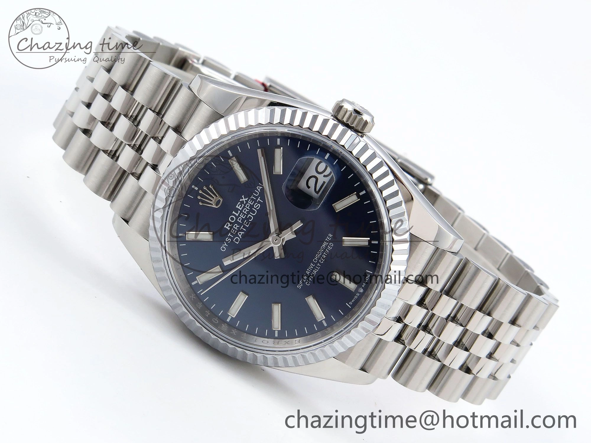 Modern Datejust 36mm 126234 904L Steel HGF 1:1 Best Edition Blue Dial on SS Bracelet VR 1474