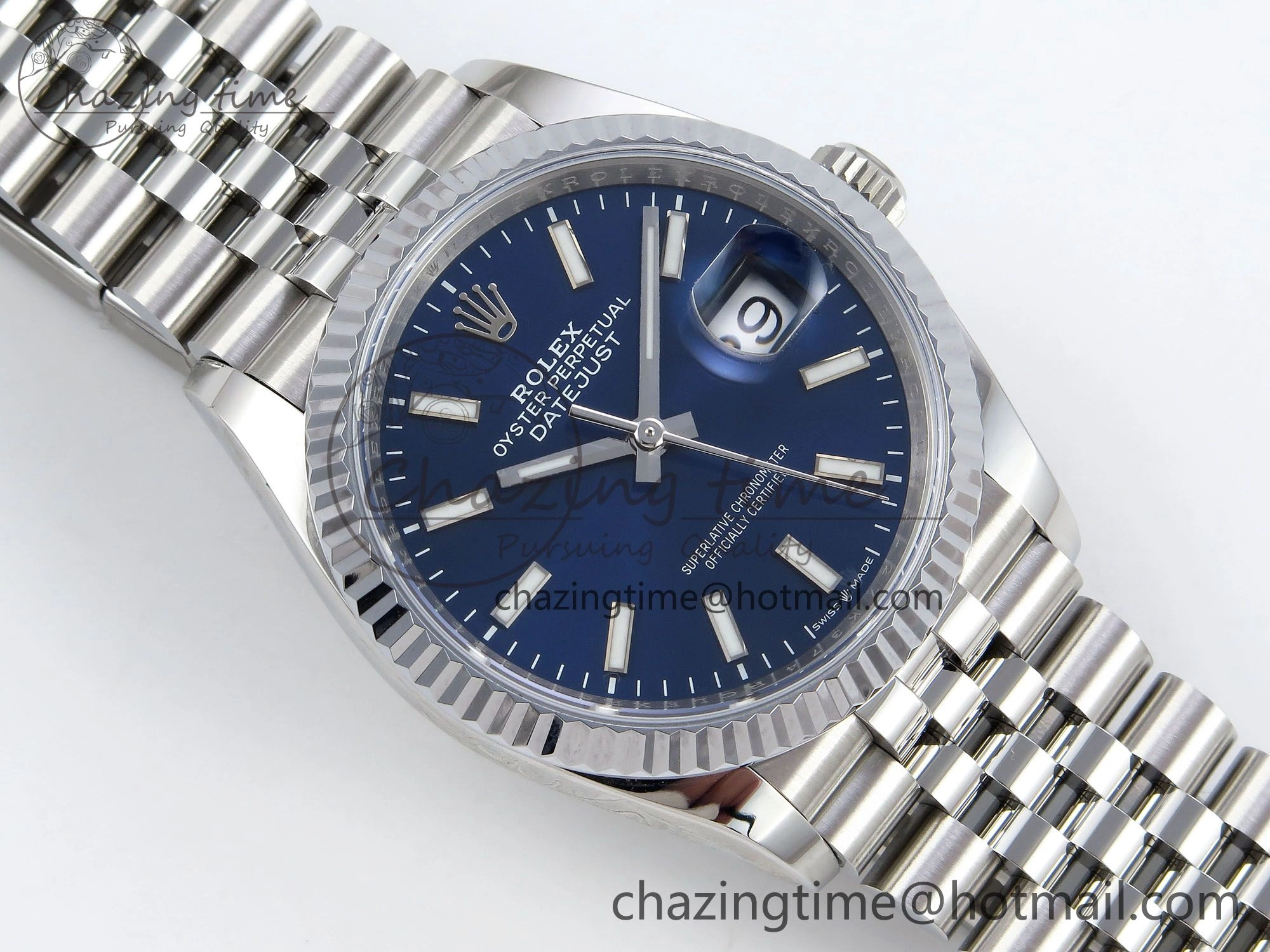 Modern Datejust 36mm 126234 904L Steel HGF 1:1 Best Edition Blue Dial on SS Bracelet VR 1474
