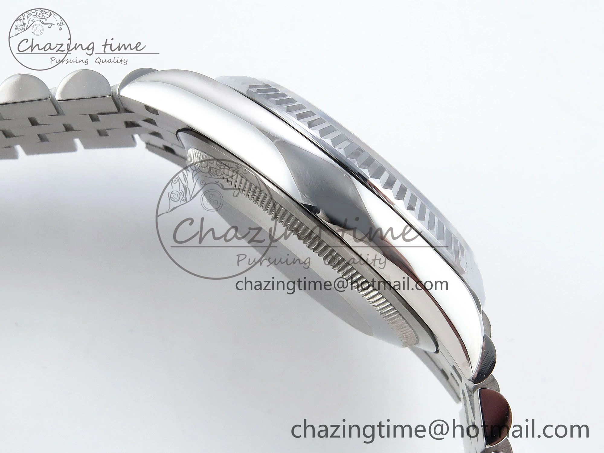 Contemporary Datejust 36mm 126234 904L Steel HGF 1:1 Best Edition Gray Dial Green Roman on SS Bracelet VR 1476