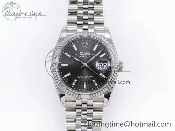 Datejust 36mm 126234 904L Steel HGF 1:1 Best Edition Gray Dial on SS Bracelet VR Sporty 1478