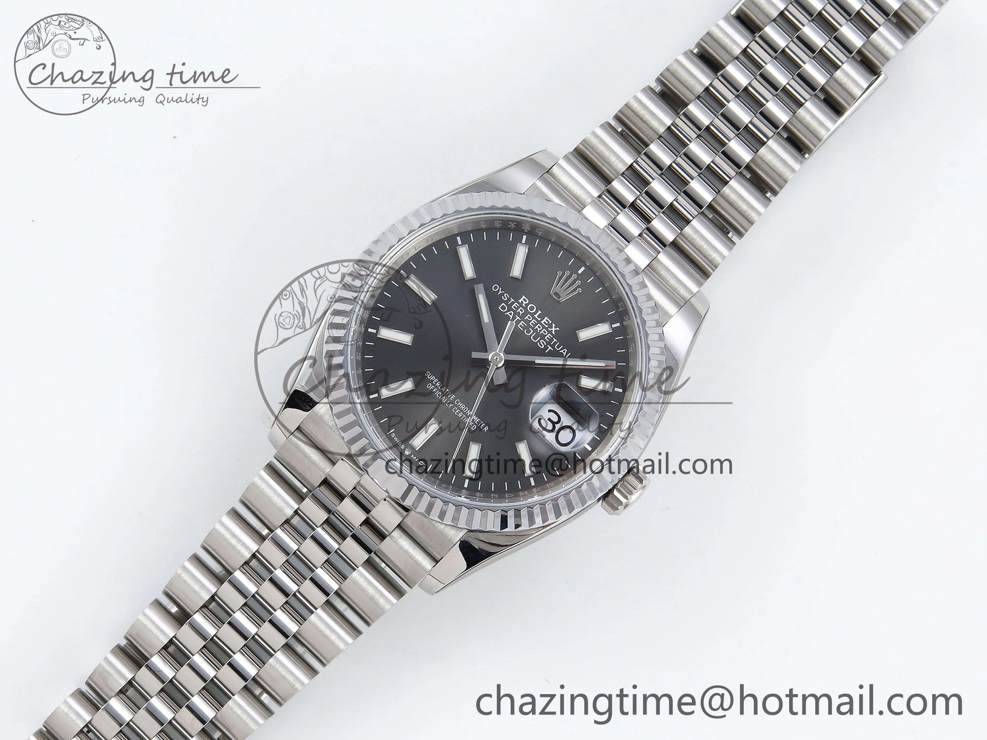 Datejust 36mm 126234 904L Steel HGF 1:1 Best Edition Gray Dial on SS Bracelet VR Sporty 1478