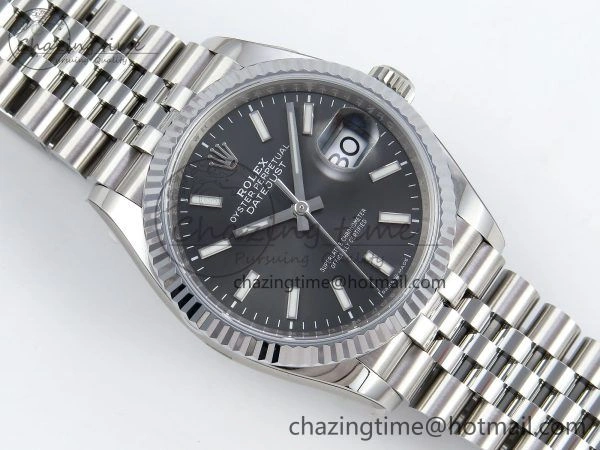Datejust 36mm 126234 904L Steel HGF 1:1 Best Edition Gray Dial on SS Bracelet VR Sporty 1478