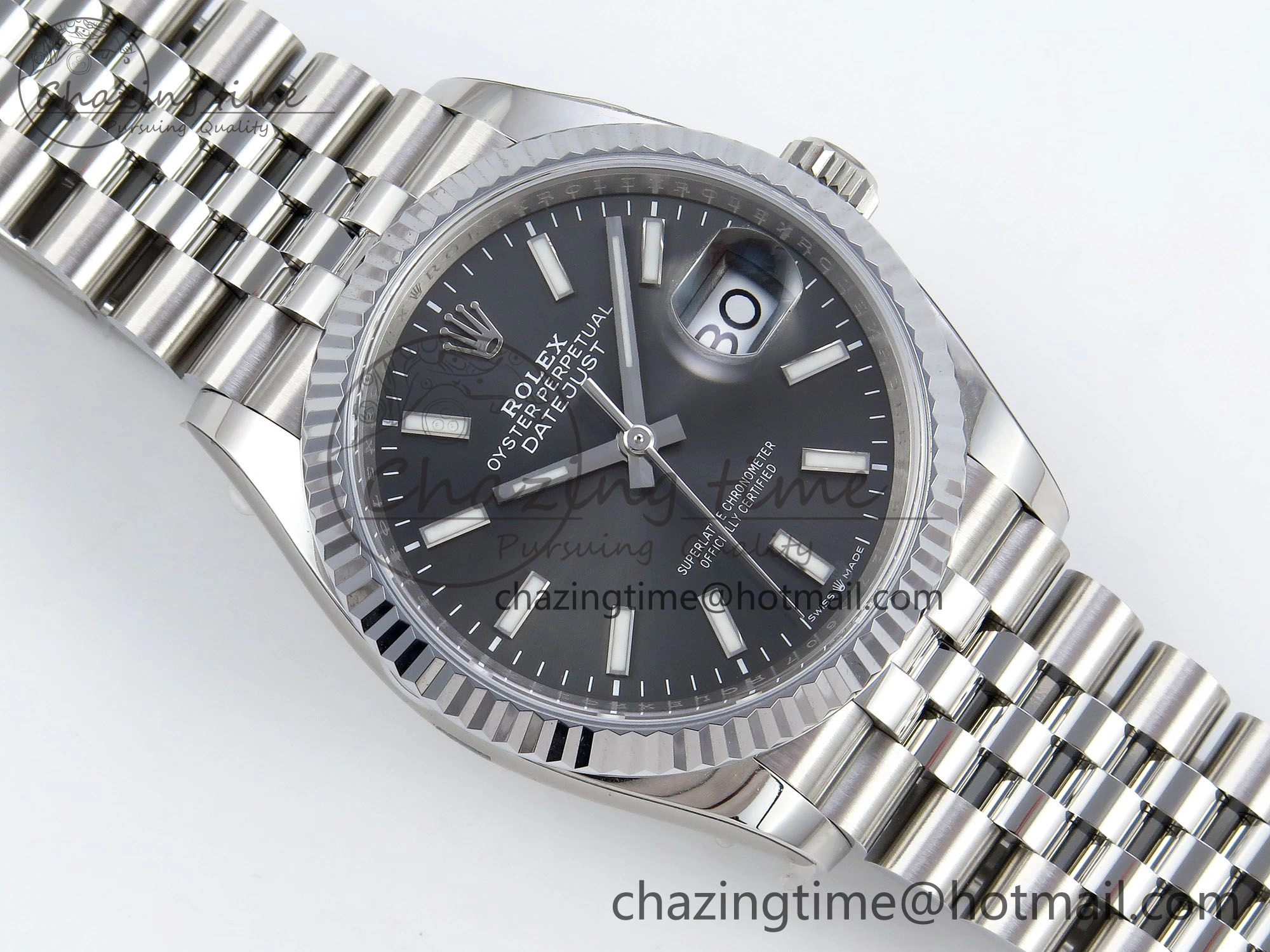 Datejust 36mm 126234 904L Steel HGF 1:1 Best Edition Gray Dial on SS Bracelet VR Sporty 1478