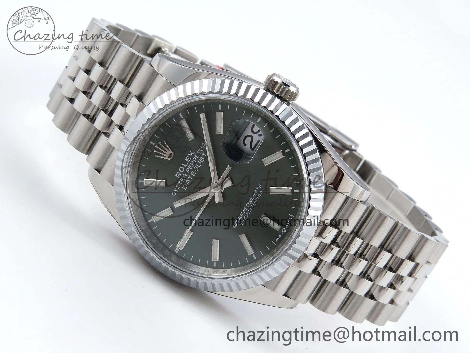 Datejust 36mm 126234 904L Steel HGF 1:1 Best Edition Green Dial on SS Bracelet VR NewStyle 1477