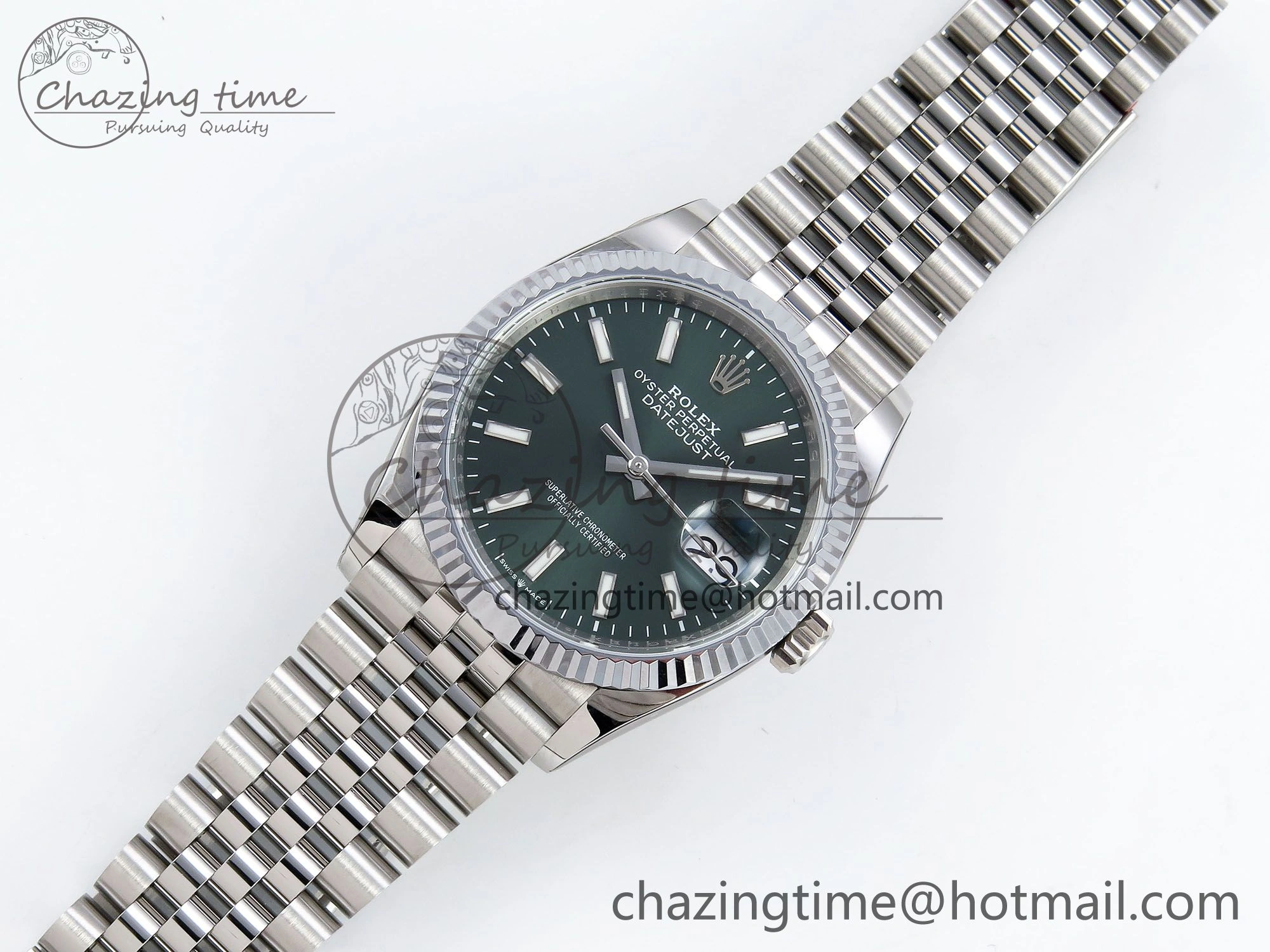Datejust 36mm 126234 904L Steel HGF 1:1 Best Edition Green Dial on SS Bracelet VR NewStyle 1477