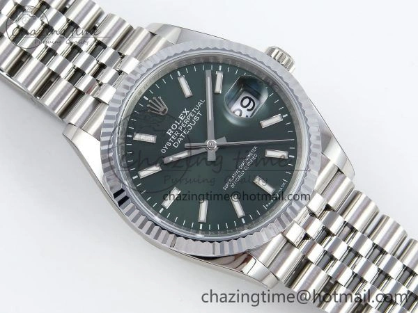 Datejust 36mm 126234 904L Steel HGF 1:1 Best Edition Green Dial on SS Bracelet VR NewStyle 1477