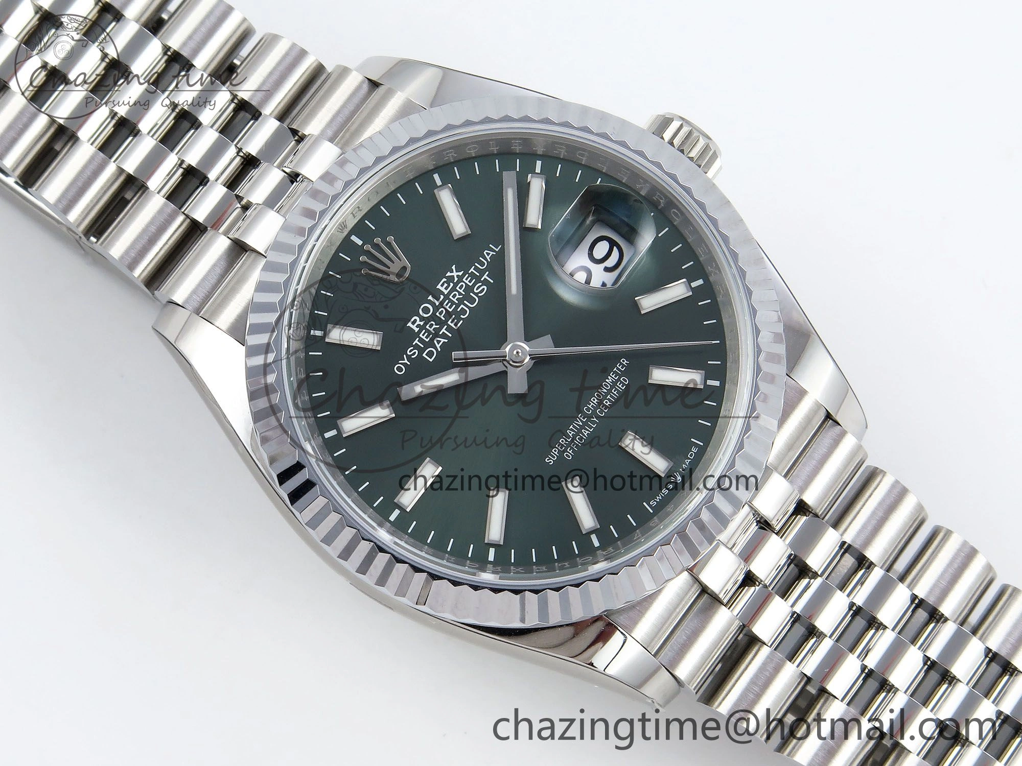 Datejust 36mm 126234 904L Steel HGF 1:1 Best Edition Green Dial on SS Bracelet VR NewStyle 1477