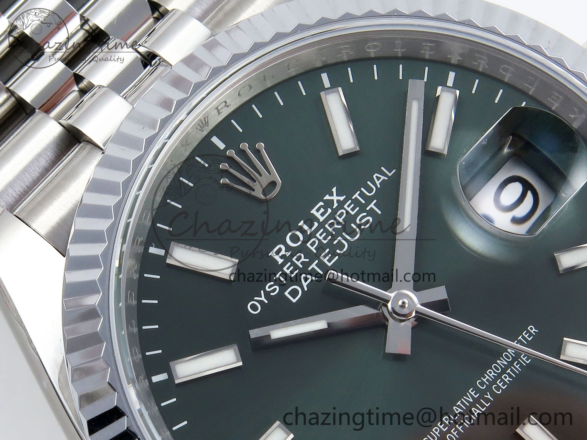 Datejust 36mm 126234 904L Steel HGF 1:1 Best Edition Green Dial on SS Bracelet VR NewStyle 1477