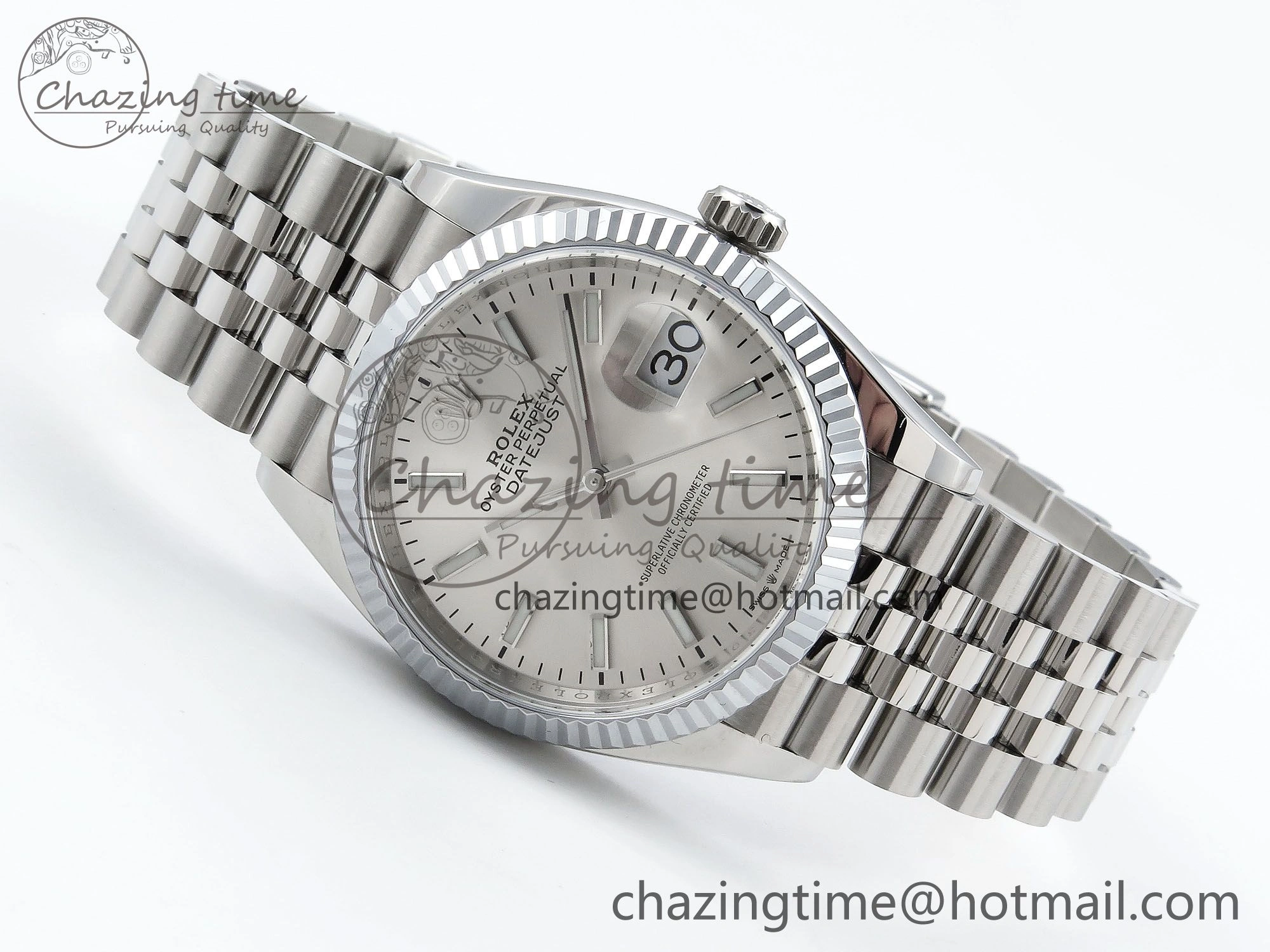UrbanChic Datejust 36mm 126234 904L Steel HGF 1:1 Best Edition Silver Dial on SS Bracelet VR 1480
