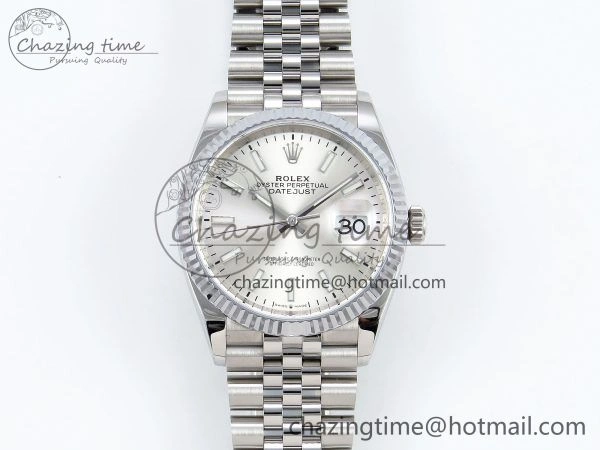 UrbanChic Datejust 36mm 126234 904L Steel HGF 1:1 Best Edition Silver Dial on SS Bracelet VR 1480