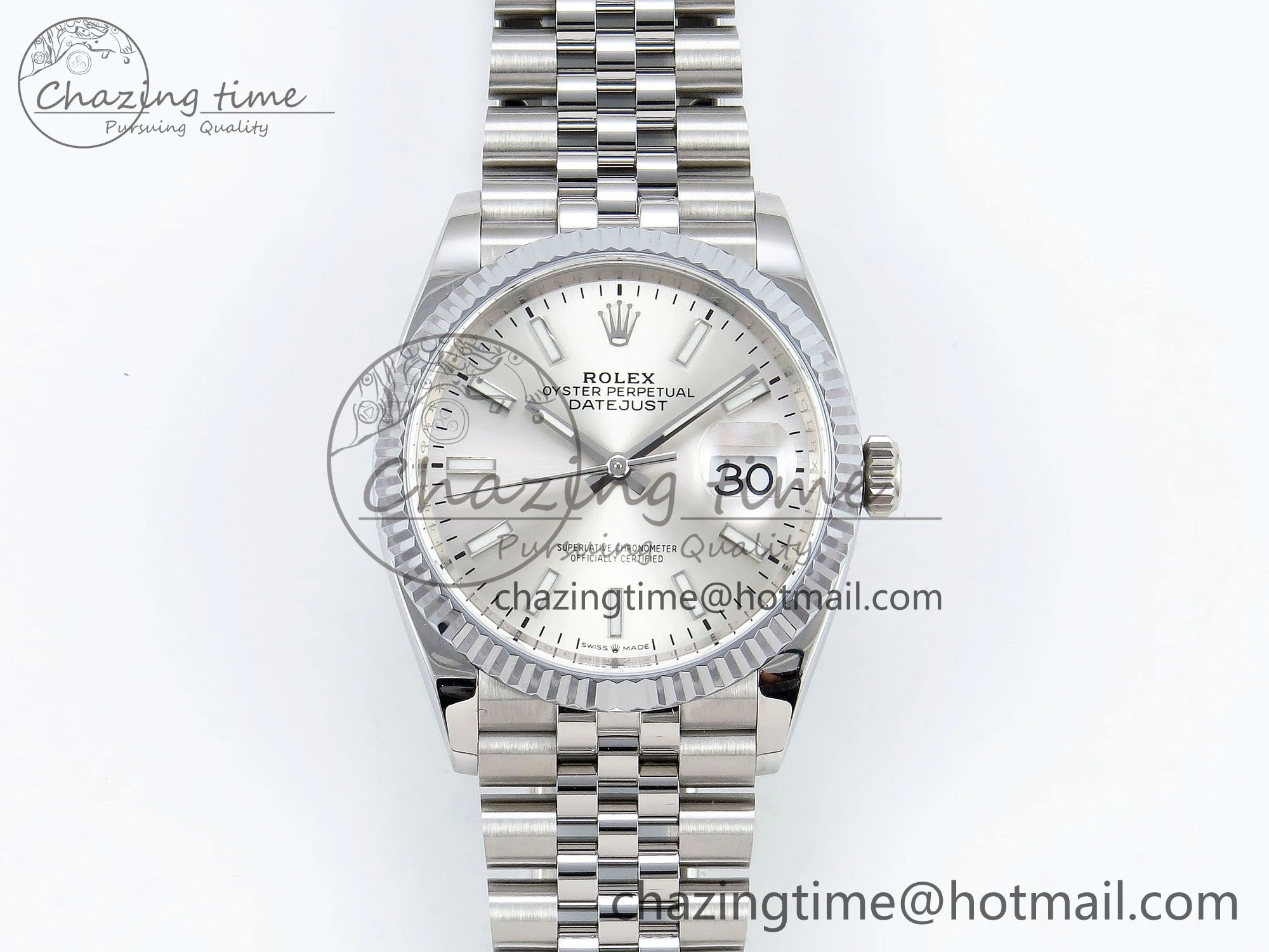 UrbanChic Datejust 36mm 126234 904L Steel HGF 1:1 Best Edition Silver Dial on SS Bracelet VR 1480