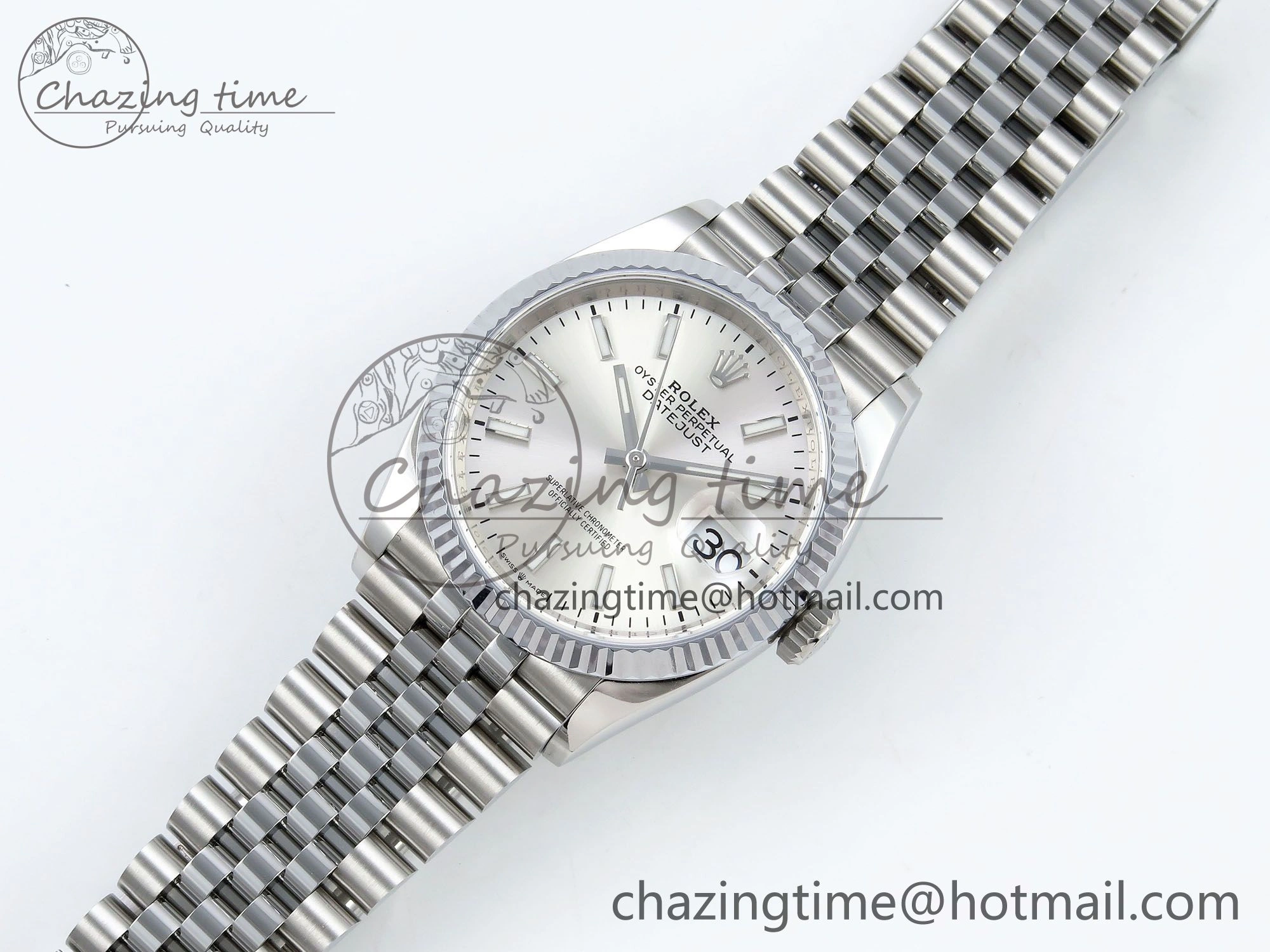 UrbanChic Datejust 36mm 126234 904L Steel HGF 1:1 Best Edition Silver Dial on SS Bracelet VR 1480