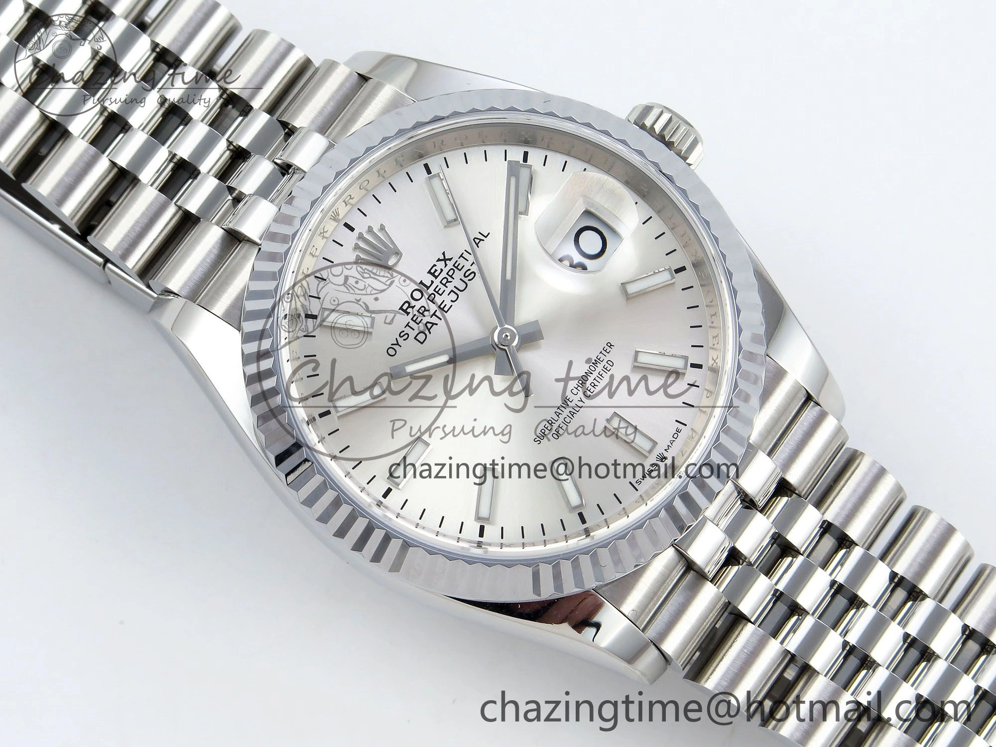 UrbanChic Datejust 36mm 126234 904L Steel HGF 1:1 Best Edition Silver Dial on SS Bracelet VR 1480