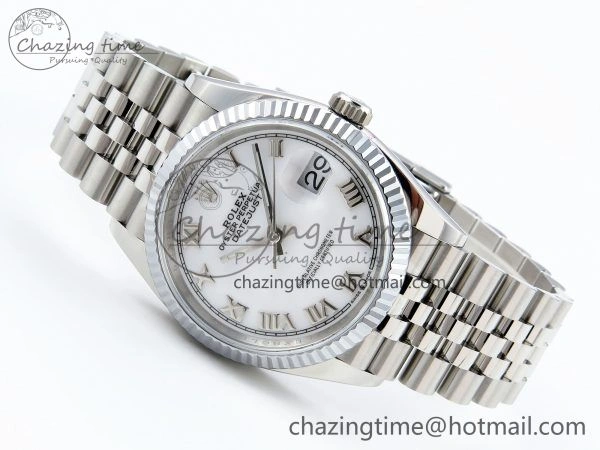 AllSeason Datejust 36mm 126234 904L Steel HGF 1:1 Best Edition White Dial Roman Number Markers on SS Bracelet VR 1484