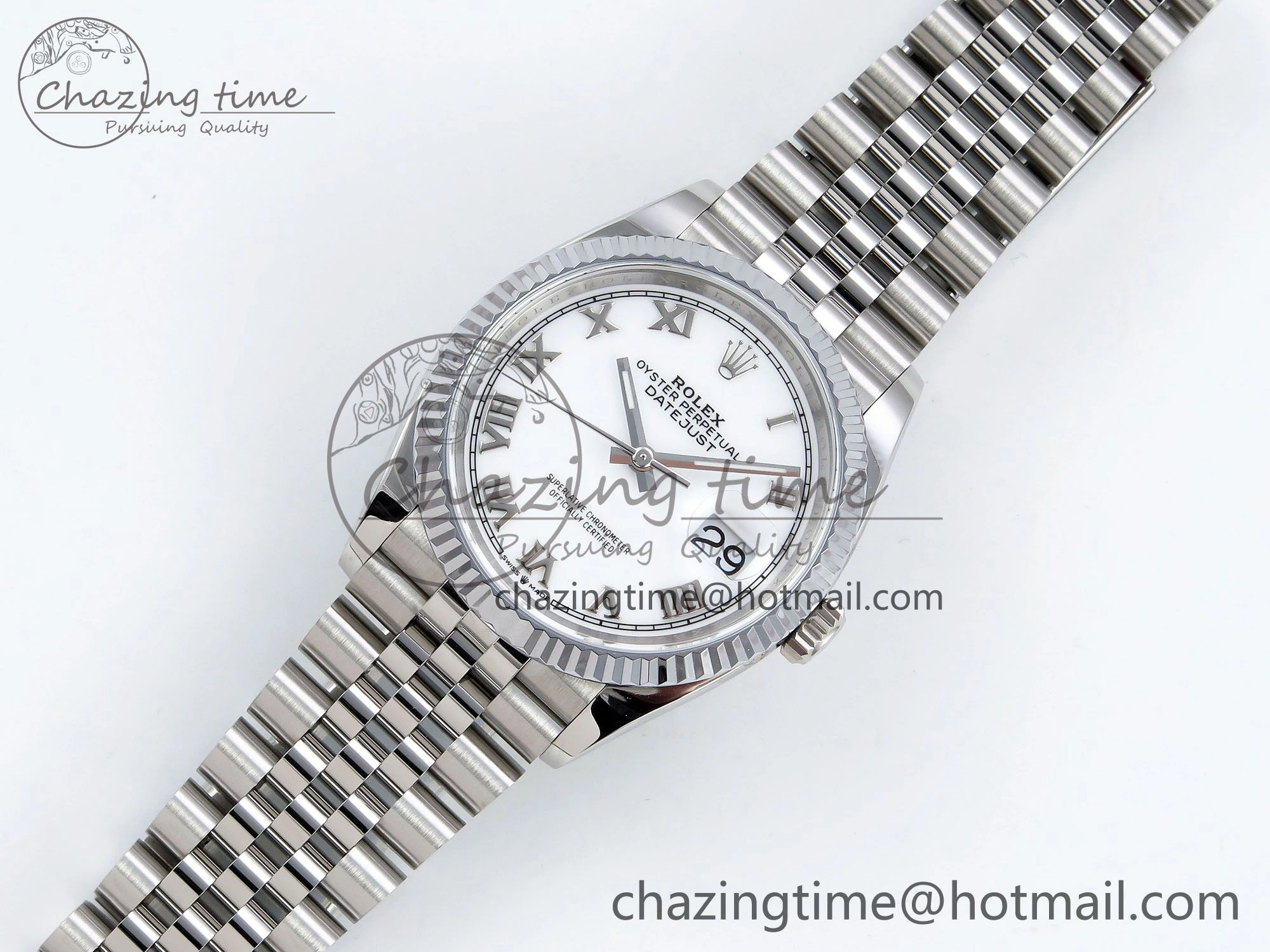 AllSeason Datejust 36mm 126234 904L Steel HGF 1:1 Best Edition White Dial Roman Number Markers on SS Bracelet VR 1484