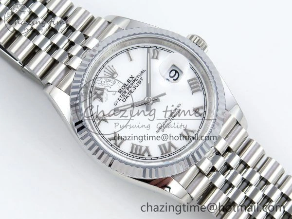 AllSeason Datejust 36mm 126234 904L Steel HGF 1:1 Best Edition White Dial Roman Number Markers on SS Bracelet VR 1484