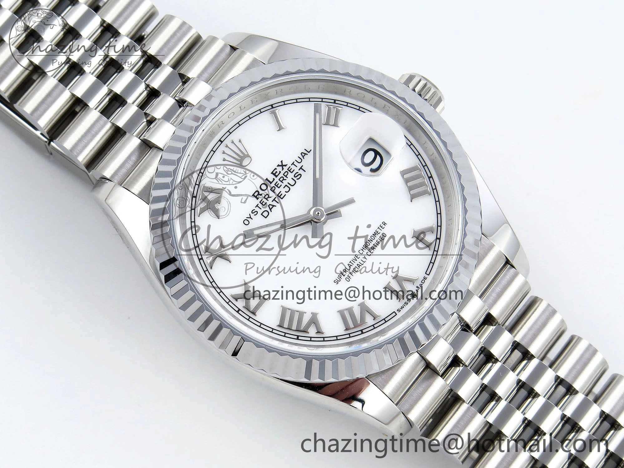 AllSeason Datejust 36mm 126234 904L Steel HGF 1:1 Best Edition White Dial Roman Number Markers on SS Bracelet VR 1484