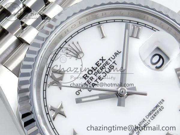 AllSeason Datejust 36mm 126234 904L Steel HGF 1:1 Best Edition White Dial Roman Number Markers on SS Bracelet VR 1484