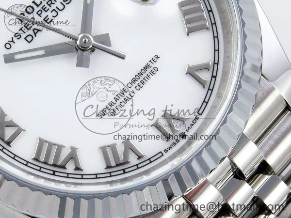 AllSeason Datejust 36mm 126234 904L Steel HGF 1:1 Best Edition White Dial Roman Number Markers on SS Bracelet VR 1484