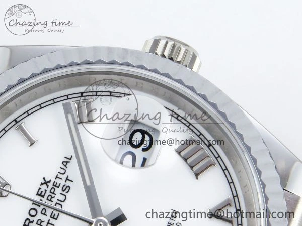 AllSeason Datejust 36mm 126234 904L Steel HGF 1:1 Best Edition White Dial Roman Number Markers on SS Bracelet VR 1484