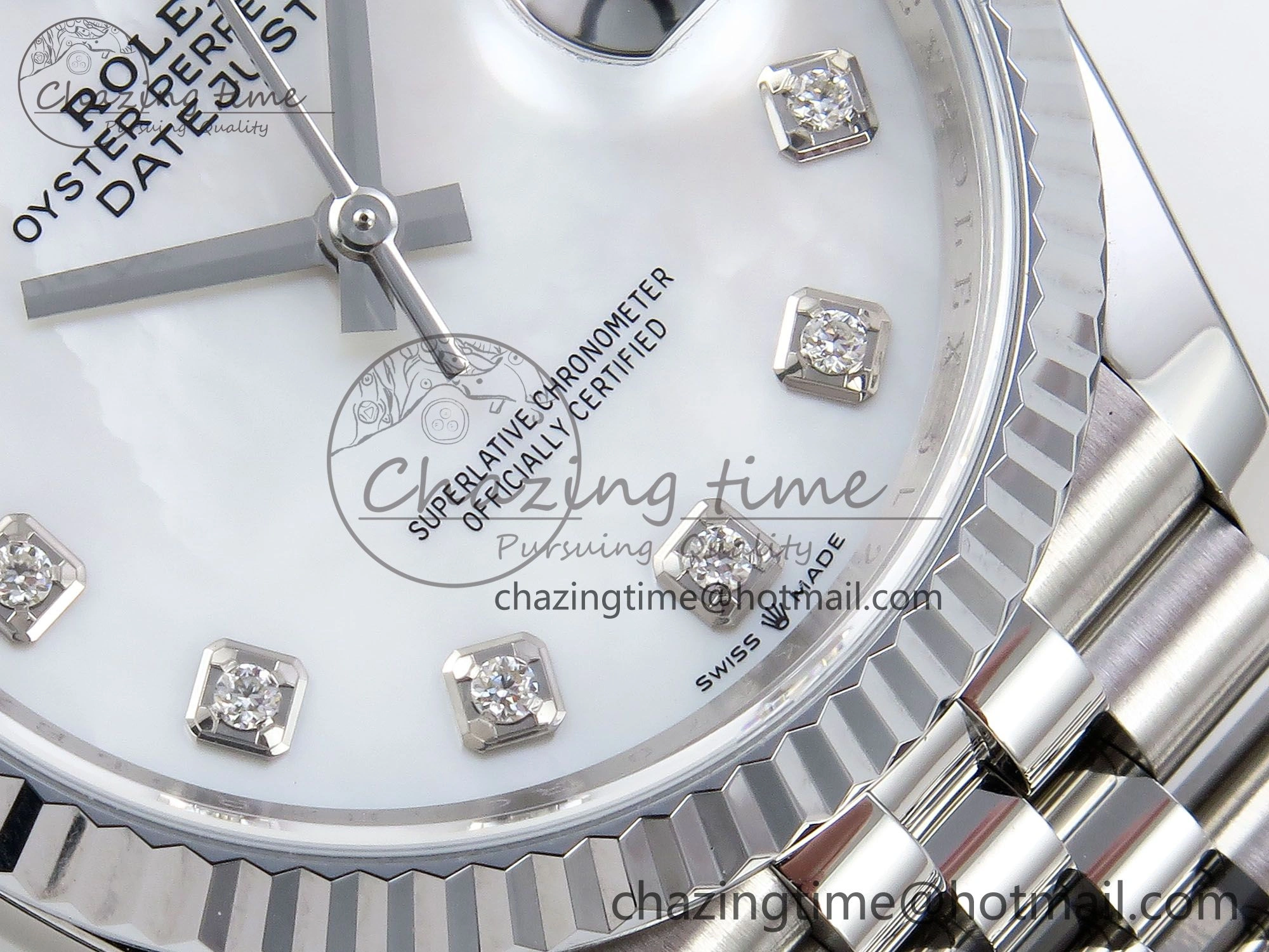 UrbanStyle Datejust 36mm 126234 904L Steel HGF 1:1 Best Edition White Mop Dial on SS Bracelet VR 1475