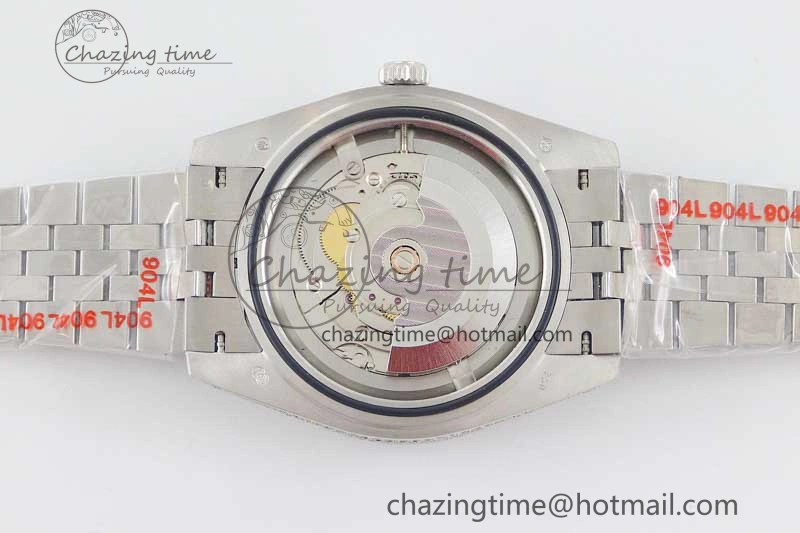 Datejust 41 SS Full Diamonds TWF 1:1 Best Edition Arabic Markers Dial on Jubilee Bracelet A ZeroBulk 2390