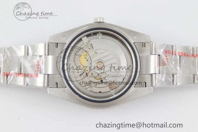 Snug Datejust 41 SS Full Diamonds TWF 1:1 Best Edition Gray Roman Markers Dial on Bracelet A 2391