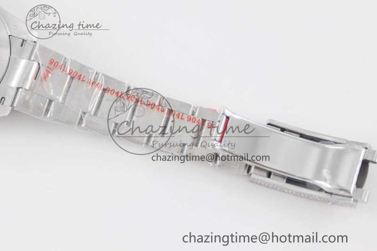 Snug Datejust 41 SS Full Diamonds TWF 1:1 Best Edition Gray Roman Markers Dial on Bracelet A 2391