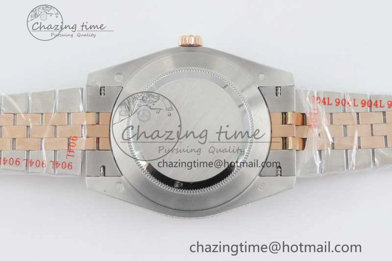 Datejust 41 SS RG Full Diamonds TWF 1:1 Best Edition Arabic Markers Dial on Jubilee Bracelet A UrbanChic 2385