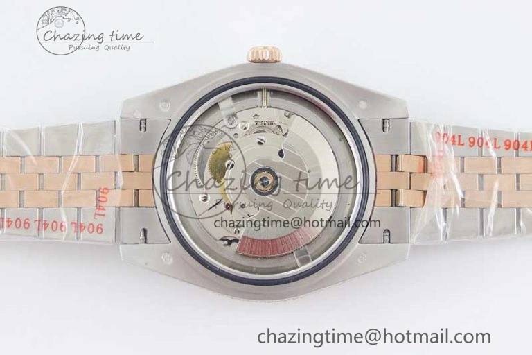 Datejust 41 SS RG Full Diamonds TWF 1:1 Best Edition Arabic Markers Dial on Jubilee Bracelet A UrbanChic 2385