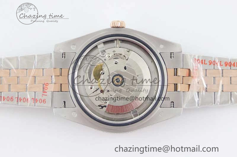 Datejust 41 SS RG Full Diamonds TWF 1:1 Best Edition Arabic Markers Dial on Jubilee Bracelet A UrbanChic 2385
