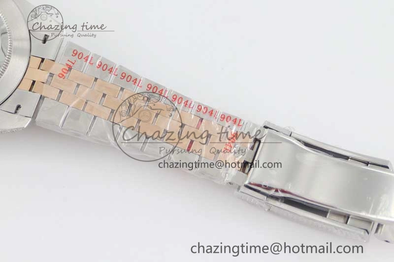 Datejust 41 SS RG Full Diamonds TWF 1:1 Best Edition Arabic Markers Dial on Jubilee Bracelet A UrbanChic 2385
