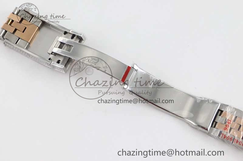 Datejust 41 SS RG Full Diamonds TWF 1:1 Best Edition Arabic Markers Dial on Jubilee Bracelet A UrbanChic 2385