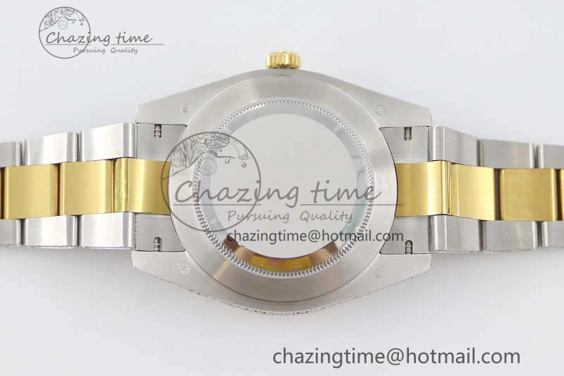Datejust 41 SS YG Full Diamonds TWF 1:1 Best Edition Arabic Markers Dial on Bracelet A FreshLook 2397