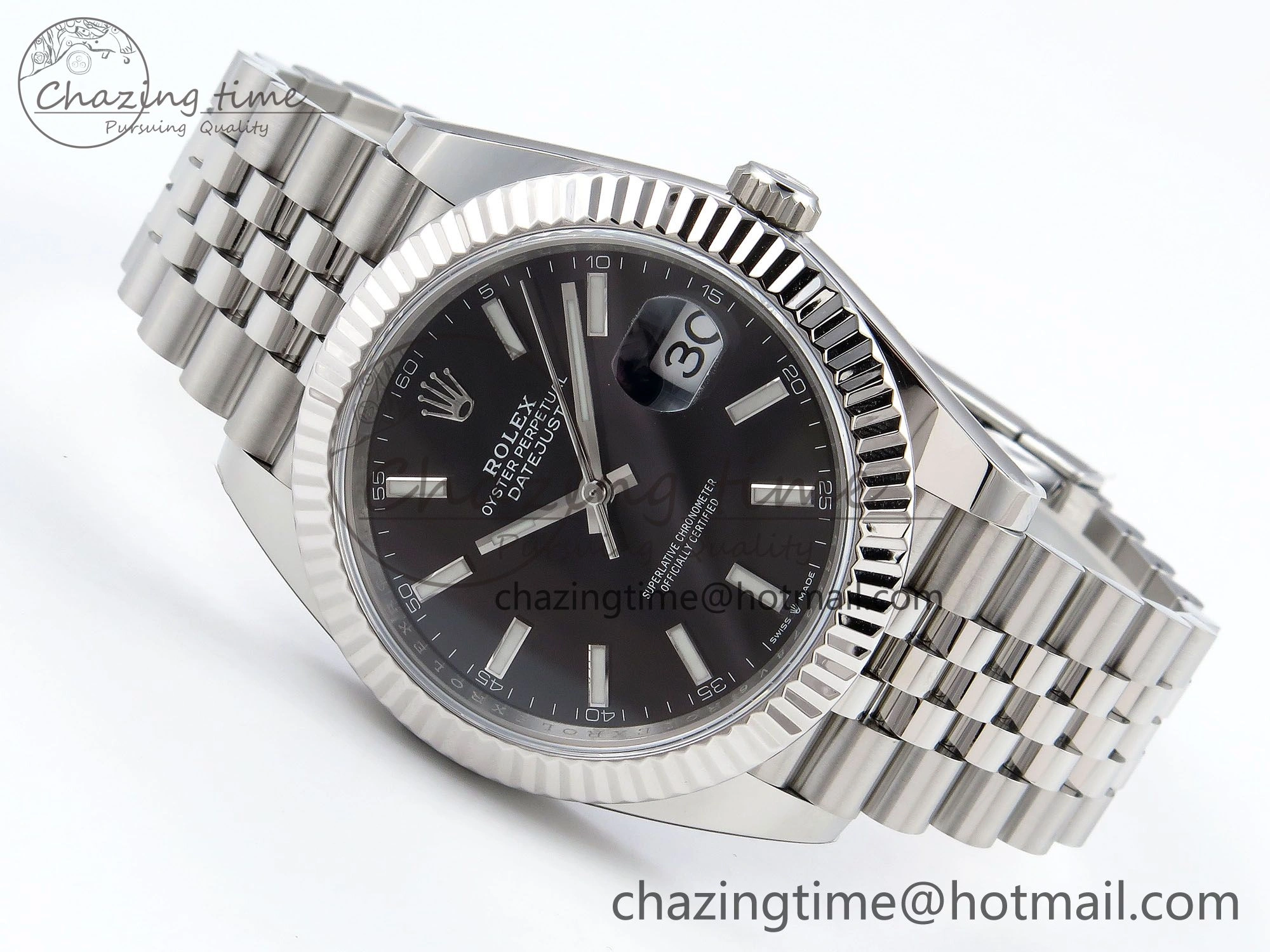 Datejust 41mm 126234 904L Steel HGF 1:1 Best Edition Black Dial on SS Bracelet VR Timeless 1470