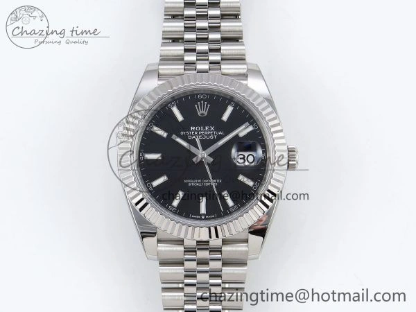 Datejust 41mm 126234 904L Steel HGF 1:1 Best Edition Black Dial on SS Bracelet VR Timeless 1470