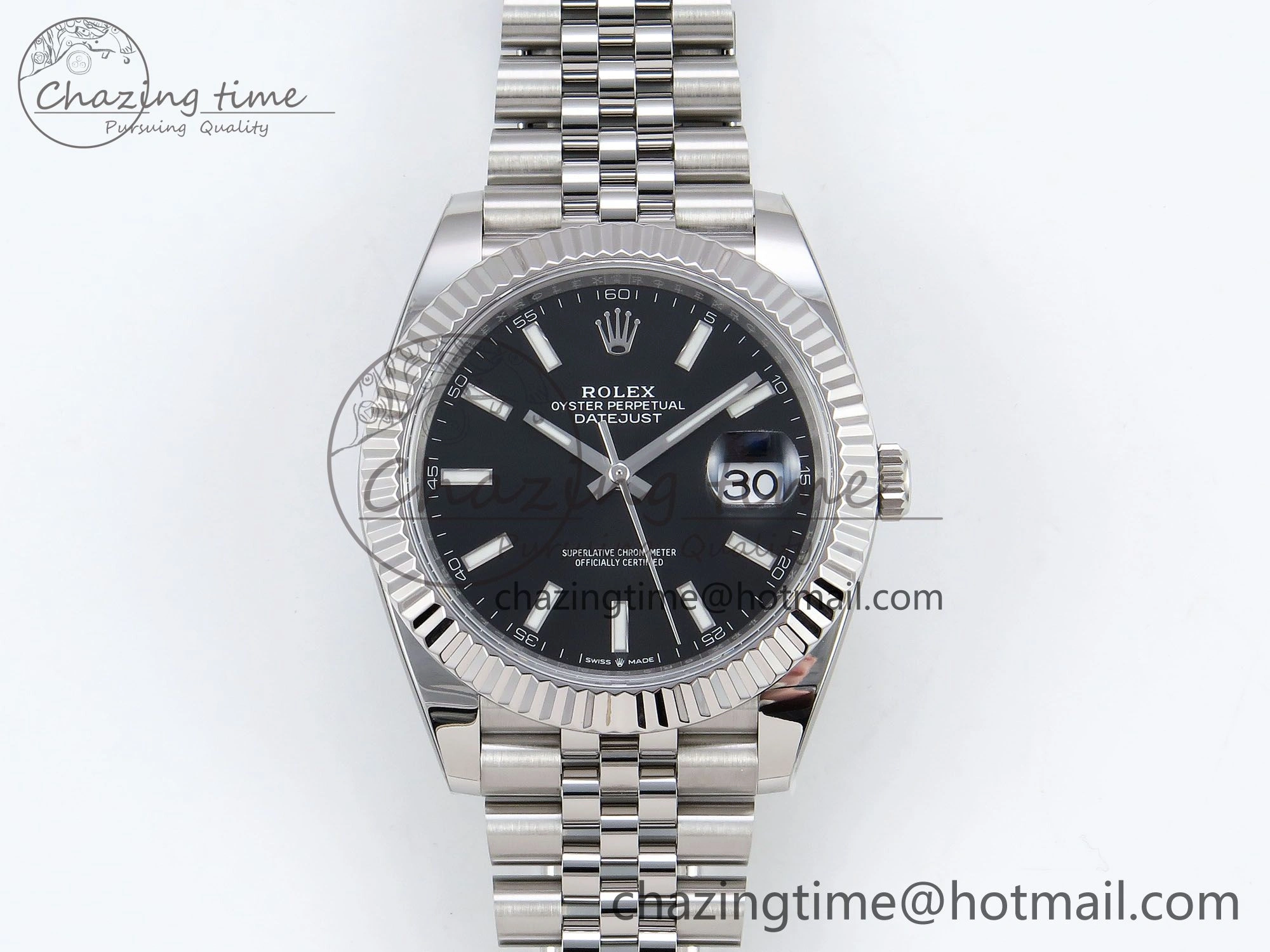 Datejust 41mm 126234 904L Steel HGF 1:1 Best Edition Black Dial on SS Bracelet VR Timeless 1470