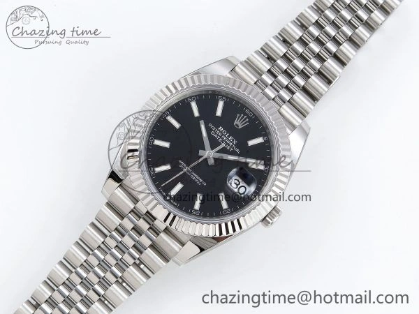 Datejust 41mm 126234 904L Steel HGF 1:1 Best Edition Black Dial on SS Bracelet VR Timeless 1470