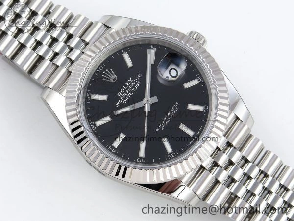 Datejust 41mm 126234 904L Steel HGF 1:1 Best Edition Black Dial on SS Bracelet VR Timeless 1470