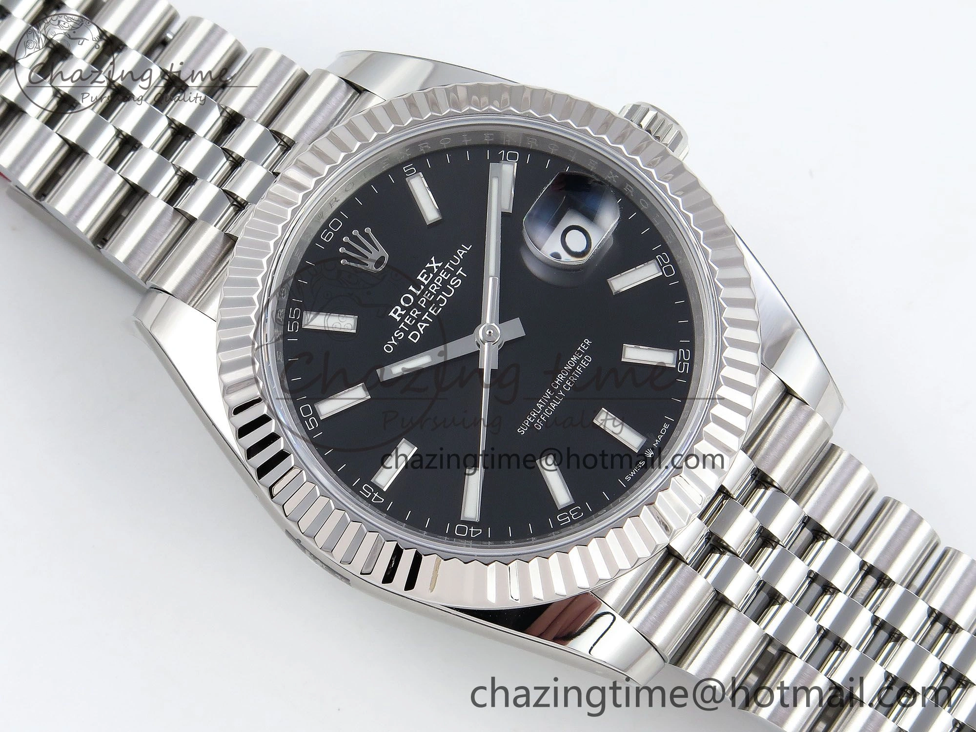 Datejust 41mm 126234 904L Steel HGF 1:1 Best Edition Black Dial on SS Bracelet VR Timeless 1470