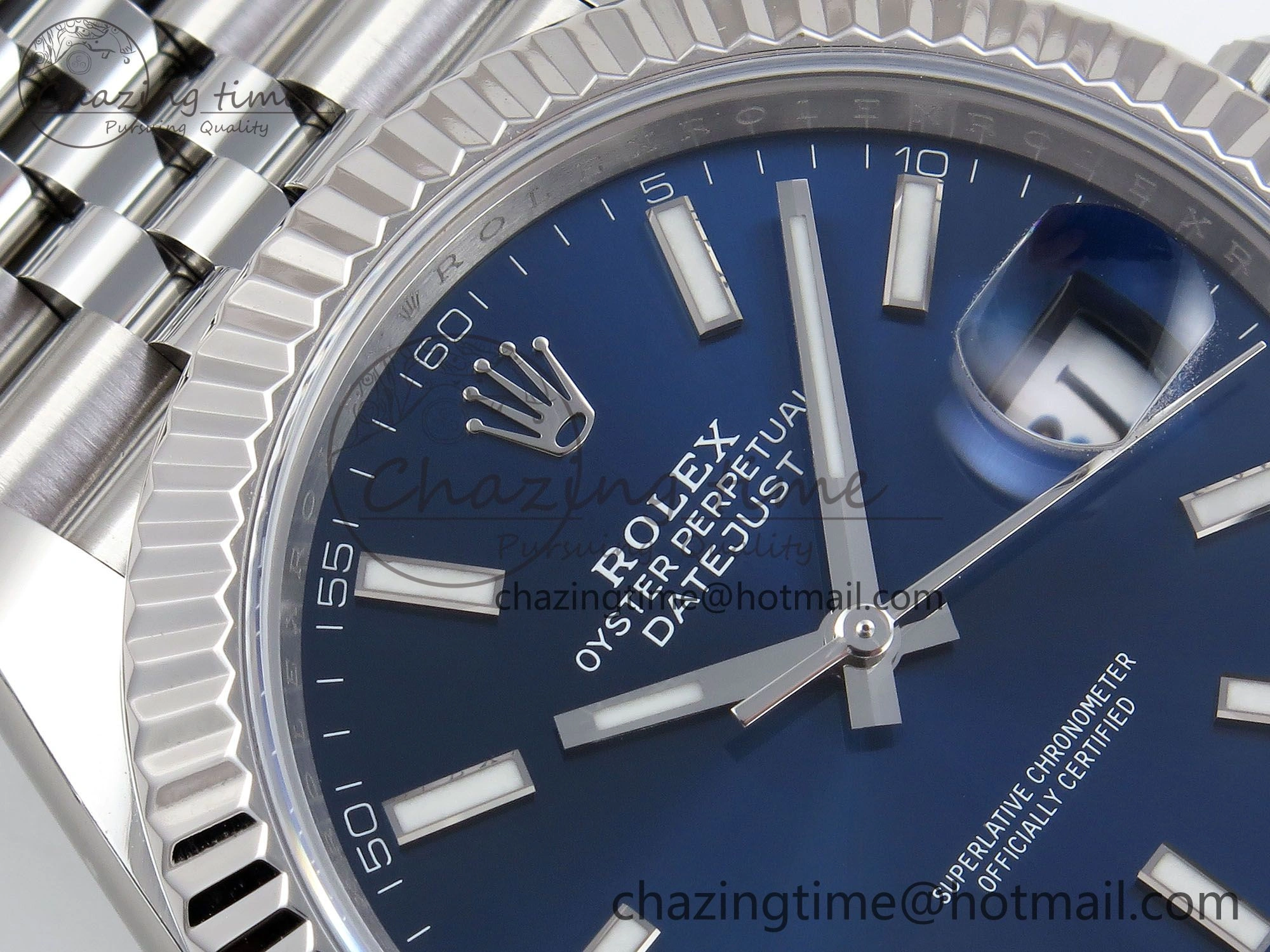 Bold Datejust 41mm 126234 904L Steel HGF 1:1 Best Edition Blue Dial on SS Bracelet VR 1465