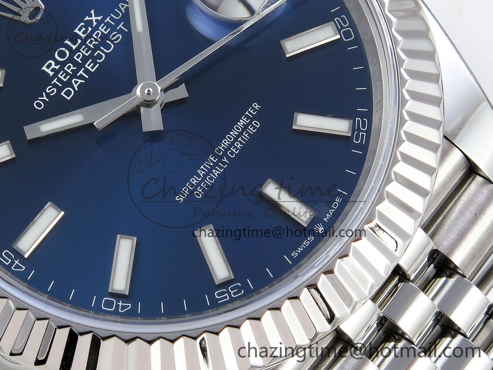 Bold Datejust 41mm 126234 904L Steel HGF 1:1 Best Edition Blue Dial on SS Bracelet VR 1465