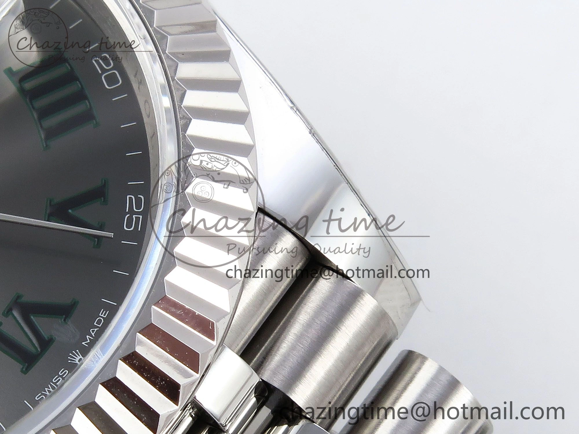 HighPerformance Datejust 41mm 126234 904L Steel HGF 1:1 Best Edition Gray Dial Green Roman on SS Bracelet VR 1467