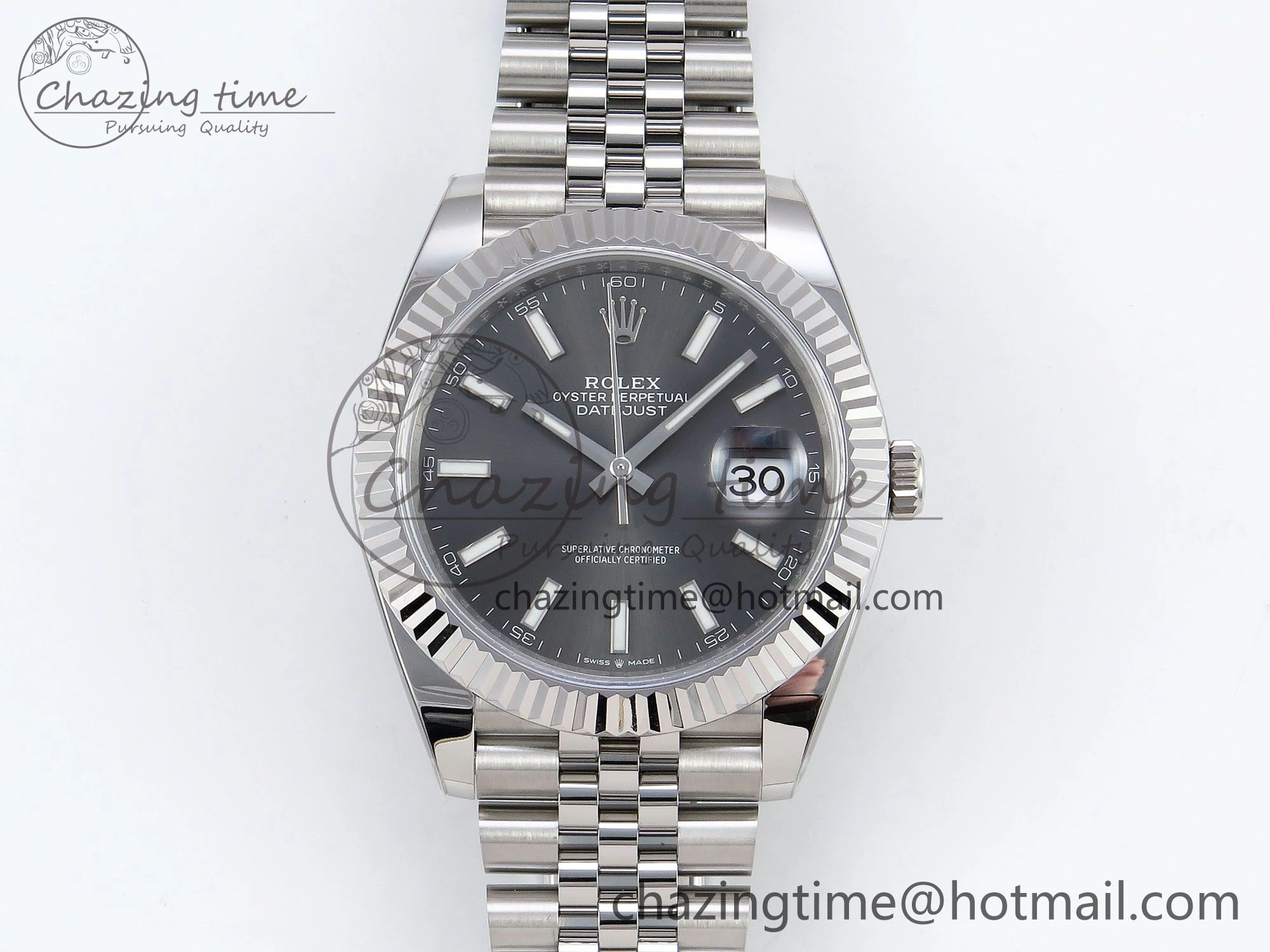 Datejust 41mm 126234 904L Steel HGF 1:1 Best Edition Gray Dial on SS Bracelet VR FastDry 1463