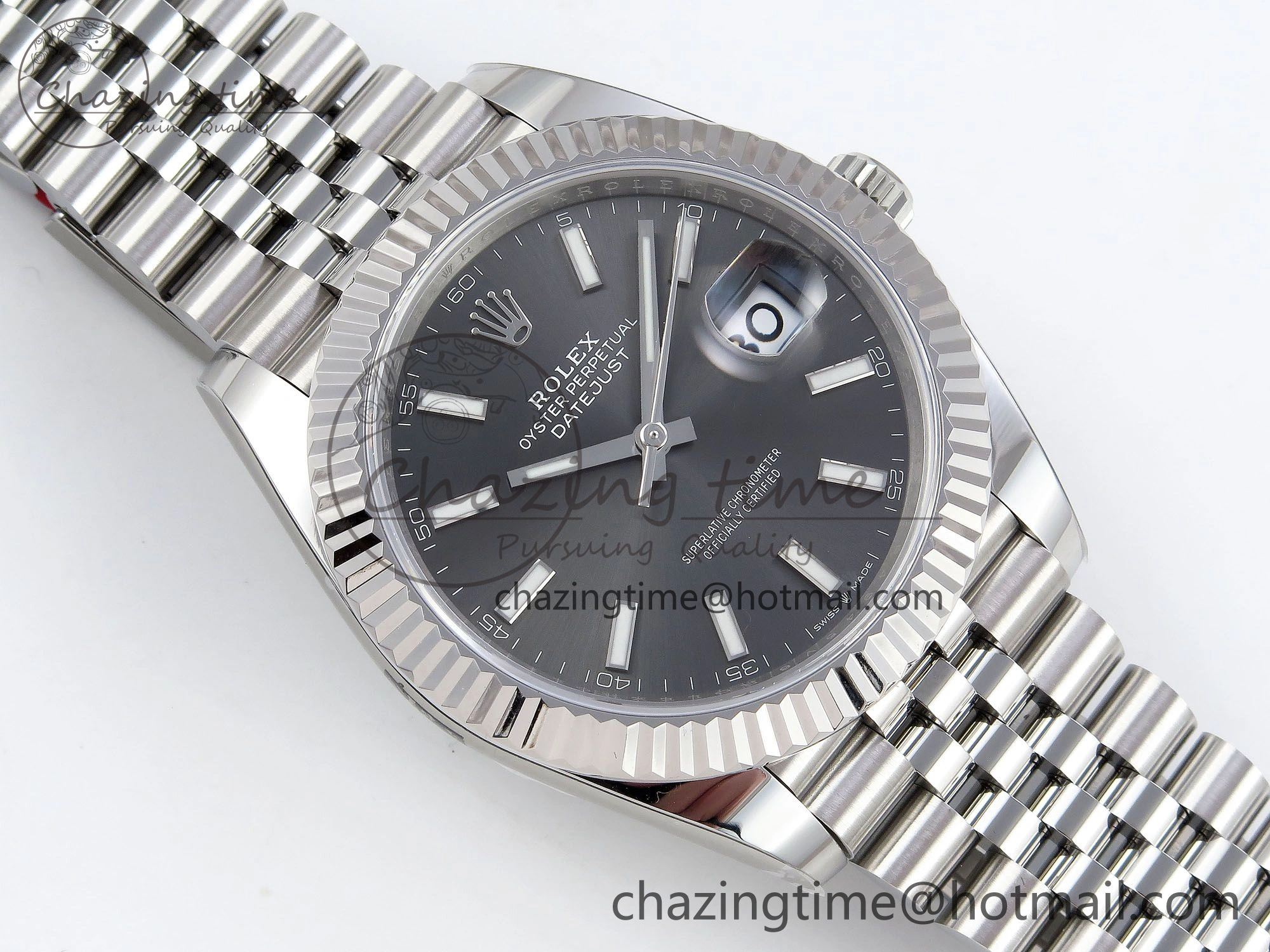 Datejust 41mm 126234 904L Steel HGF 1:1 Best Edition Gray Dial on SS Bracelet VR FastDry 1463